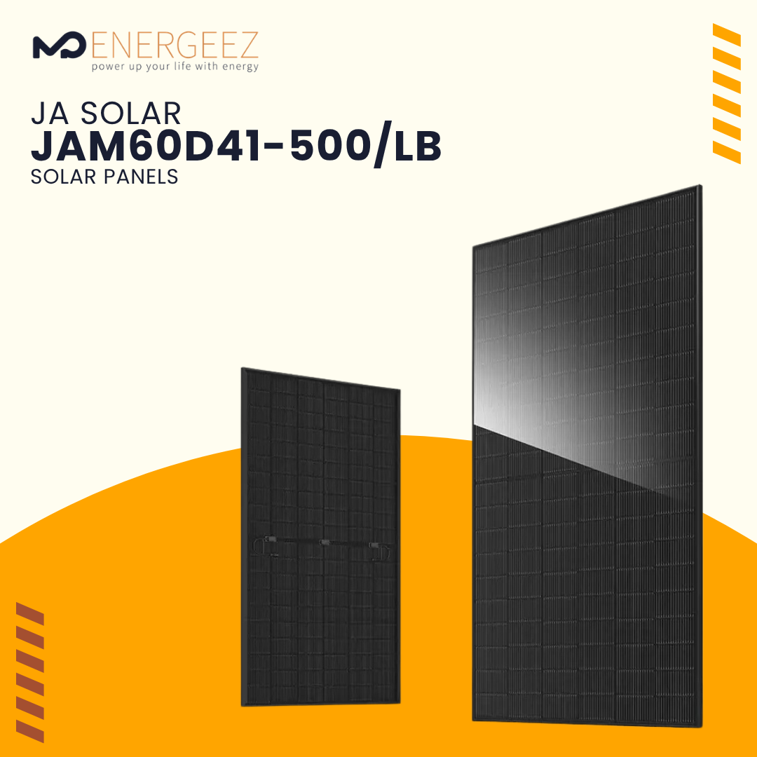 JA SOLAR JAM60D41 500W FULL BLACK 1500V