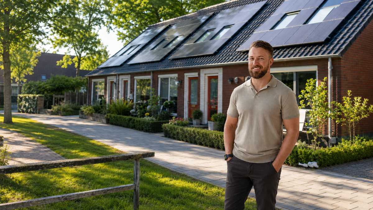 Zonnepanelen, thuisbatterijen en omvormers.